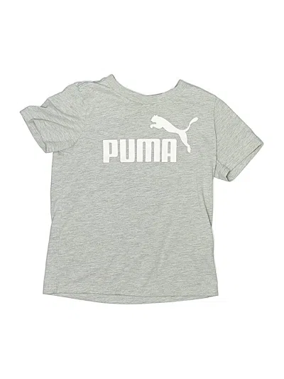 Pre-owned Puma Kids' Short Sleeve T-shirt In Silver