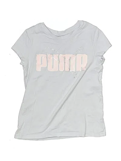 Pre-owned Puma Kids' Short Sleeve T-shirt In Silver