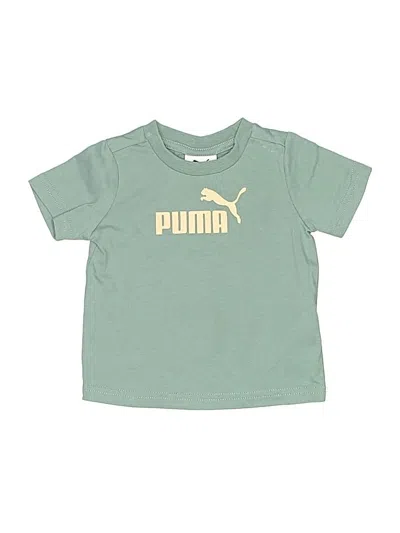 Pre-owned Puma Babies' Short Sleeve T-shirt In Teal
