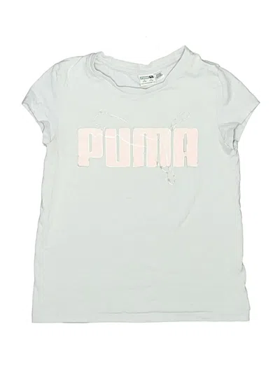 Pre-owned Puma Kids' Short Sleeve T-shirt In Teal
