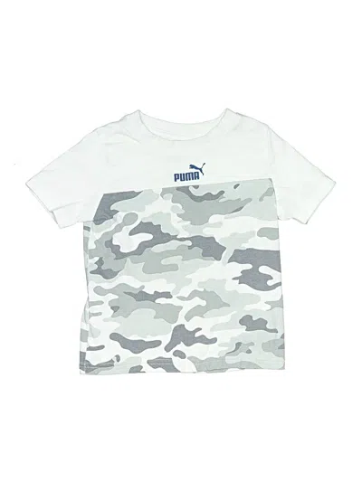 Pre-owned Puma Kids' Short Sleeve T-shirt In White