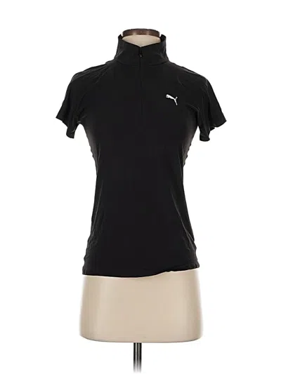 Pre-owned Puma Short Sleeve Turtleneck In Black
