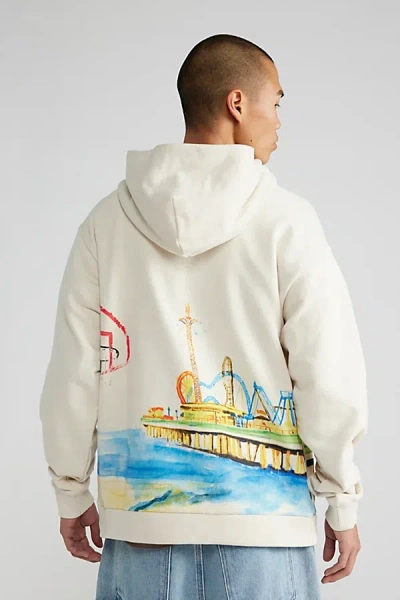 Puma Showtime Hoodie Sweatshirt In Neutral, Men's At Urban Outfitters