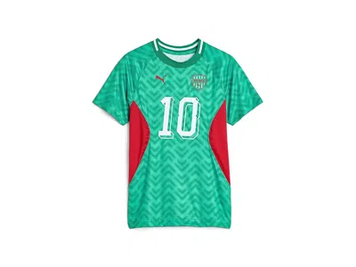 Puma Showtime Performance T-shirt - Soccer 2026 (big Kid) Boy's T Shirt Vibrant Green: Lg (14-16 Big Kid) In Blue