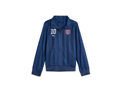 Puma Showtime Track Jacket - Soccer 2026 (big Kid) Boy's Sweatshirt Navy: Lg (14-16 Big Kid) In Blue