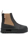 Puma Side-panel Ankle-boots In Black
