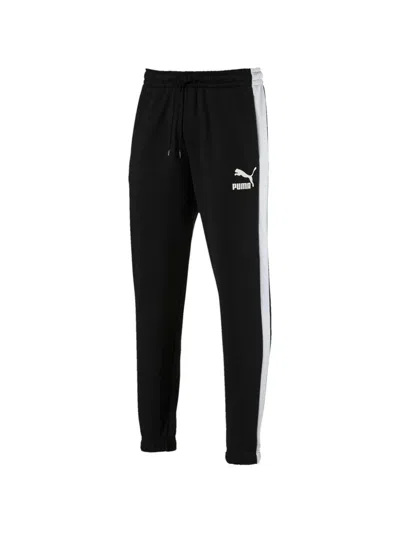 Puma Side-stripe Track Pants In Black