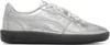 Puma Women's Palermo Casual Sneakers From Finish Line In  Silver- Bla