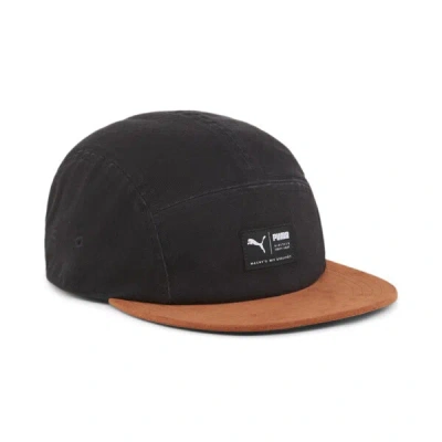 Puma Skate 5 Panel Cap Shoes In Black-teak