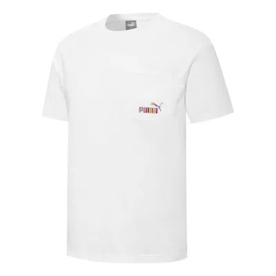 Puma Skb Pocket Logo Tee 'white'