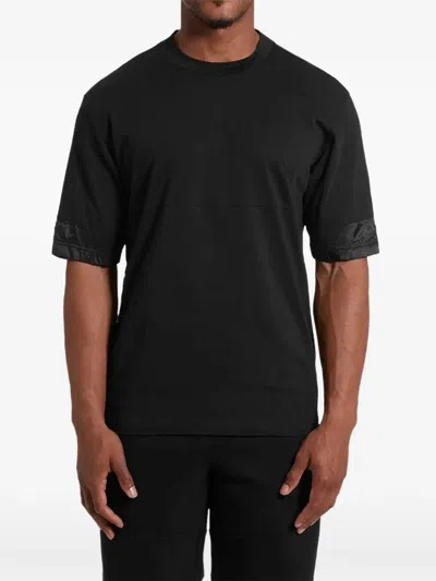 Puma Sleeve-detail T-shirt In Black