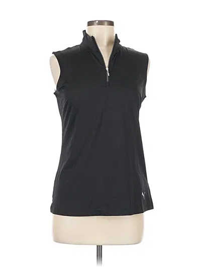 Pre-owned Puma Sleeveless T-shirt In Black