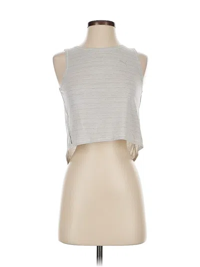 Pre-owned Puma Sleeveless T-shirt In Silver