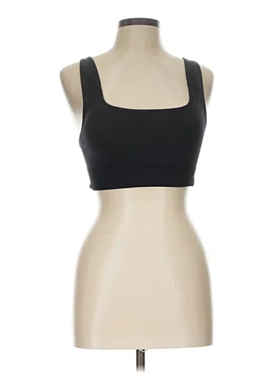 Pre-owned Puma Sleeveless Top Black Sweetheart Neckline Tops