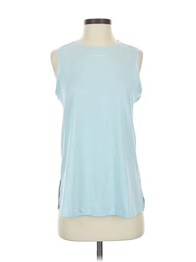 Pre-owned Puma Sleeveless Top Blue Halter Neckline Tops
