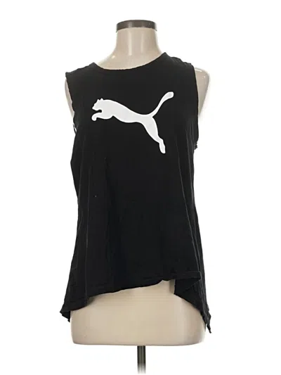 Pre-owned Puma Sleeveless T-shirt In Black