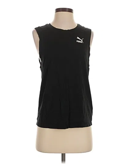 Pre-owned Puma Sleeveless T-shirt In Black