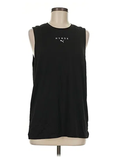 Pre-owned Puma Sleeveless T-shirt In Black