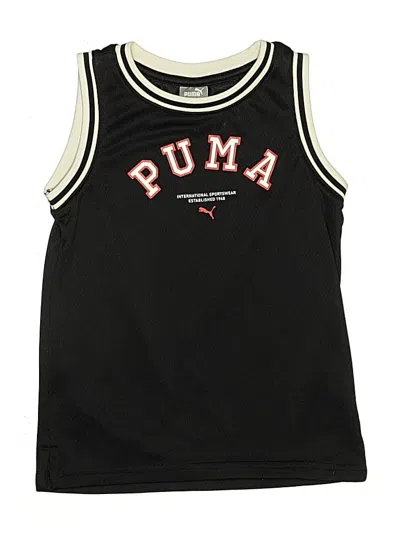 Pre-owned Puma Kids' Sleeveless T-shirt In Black