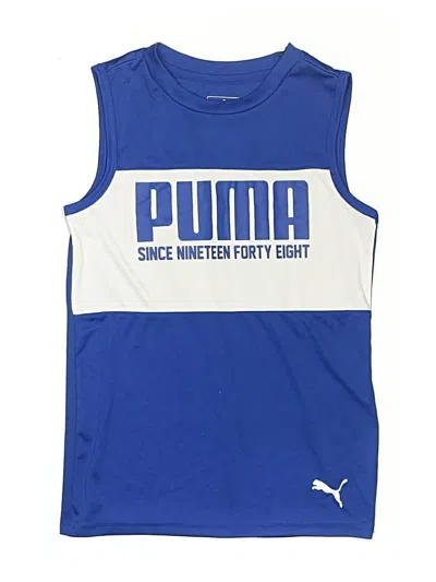 Pre-owned Puma Kids' Sleeveless T-shirt In Blue