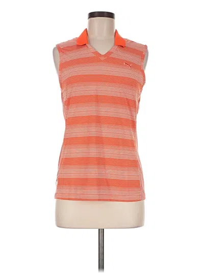 Pre-owned Puma Sleeveless T-shirt In Orange