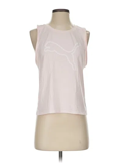 Pre-owned Puma Sleeveless T-shirt In Pink
