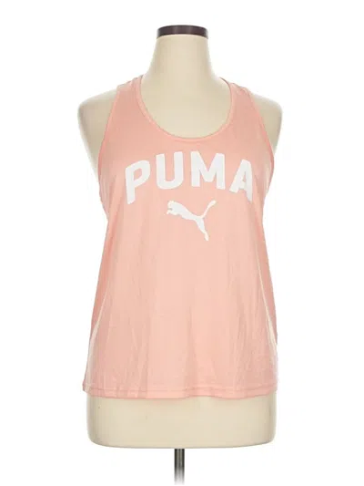Pre-owned Puma Sleeveless T-shirt In Pink