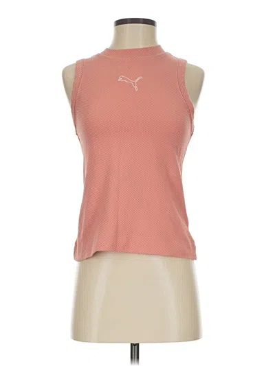 Pre-owned Puma Sleeveless T-shirt In Pink