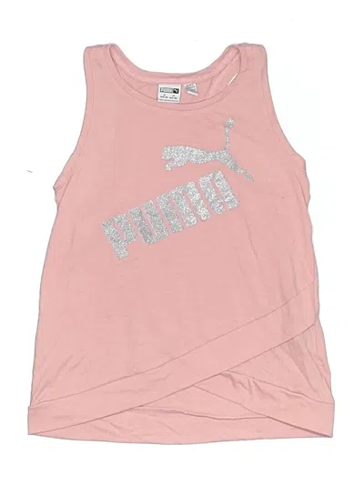 Pre-owned Puma Kids' Sleeveless T-shirt In Pink
