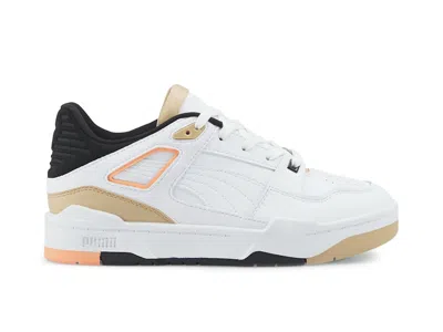 Pre-owned Puma Slipstream Invdr (women's) Sneakers In White/ Black/light Sand