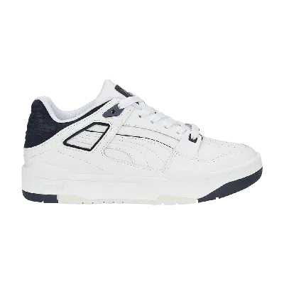 Pre-owned Puma Slipstream Jr 'white Peacoat'