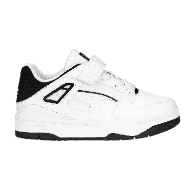 Pre-owned Puma Slipstream Little Kid 'white Black'