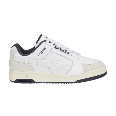 Pre-owned Puma Slipstream Lo Retro 'white New Navy'