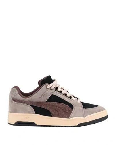 Puma Slipstream Lo Texture Man Sneakers Black Size 13 Cowhide