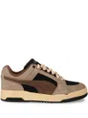 Puma Slipstream Lo Texture Man Sneakers Black Size 13 Cowhide In Brown