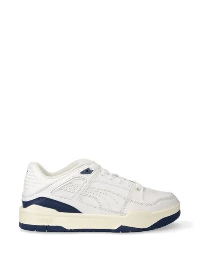 Puma Slipstream Logo-detail Sneakers In White