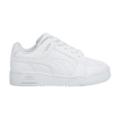 Pre-owned Puma Slipstream Low Little Kid 'white Grey Violet' | Kid's Size 3.5