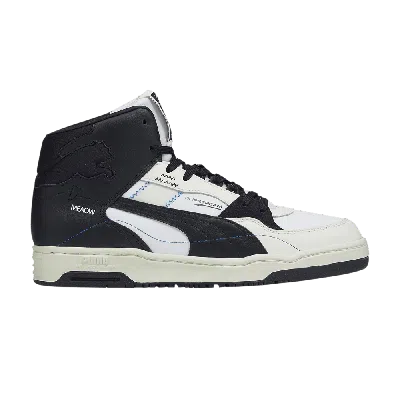 Pre-owned Puma Slipstream Mid 'meaow' In White