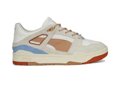Pre-owned Puma Slipstream Wild Pristine (women's) Sneakers In Warm White/dusty Tan