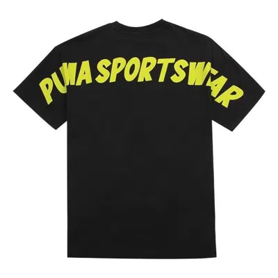 Puma Slogan Sportswear Tee 'black'