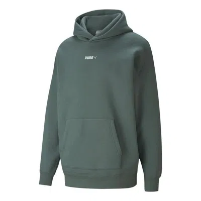 Puma Small Logo Hoodie 'green'