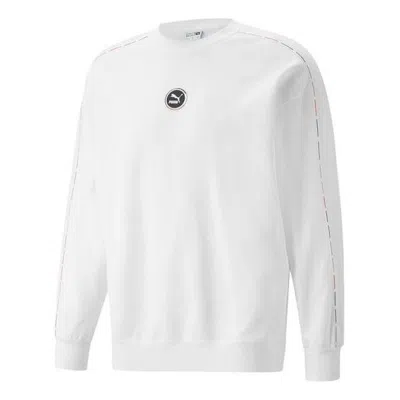 Puma Small Logo Long Sleeve T-shirt 'white'