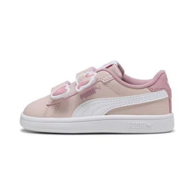 Puma Babies' Smash 3.0 Badges Toddlers' Sneakers In Pink