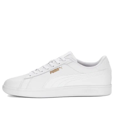 Puma Smash 3.0 L Men's Sneakers In White- White- Gold