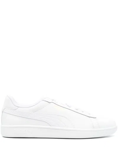Puma Smash 3.0 Leather Sneakers In White