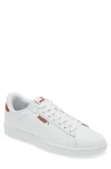Puma Smash 3.0 Low Top Sneaker In  White-intense Red