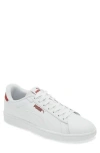 Puma Smash 3.0 Low Top Sneaker In  White-intense Red
