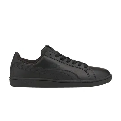Pre-owned Puma Smash Leather 'black Dark Shadow' | Men's Size 9