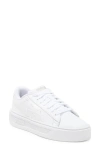 Puma Smash Platform V3 Imprint Sneaker In  White- Silver