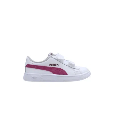 Pre-owned Puma Smash V2 Infant 'white Magenta Haze' | Infant Size 8